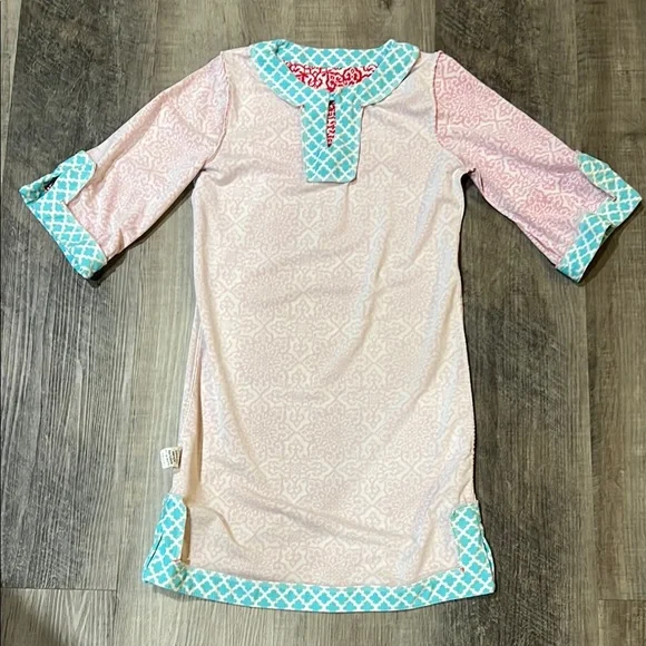 Cabana Life Santorini Long Tunic Cover-Up size 7-8 - Picture 2 of 7